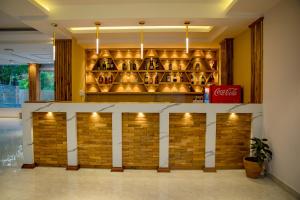 Lounge nebo bar v ubytování Hotel Matina Suites