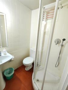 Koupelna v ubytování Hostal La Torre