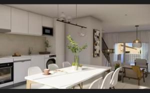 Η κουζίνα ή μικρή κουζίνα στο Habitación cama king, baño privado