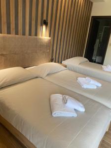 Posteľ alebo postele v izbe v ubytovaní Selefkos Palace