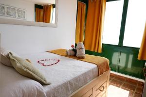 ヤイサにあるMi Pescaitoのベッド