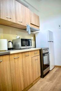 Kuchyň nebo kuchyňský kout v ubytování Metaxa apartment + 15 fotografií