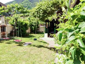 Zahrada ubytování Casa Florica wooden house