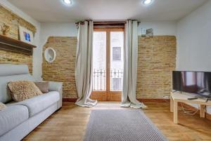 Telewizja i/lub zestaw kina domowego w obiekcie Casa Ana Mari II by Clabao