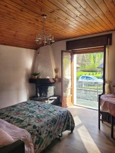 Postel nebo postele na pokoji v ubytování Casa Pepe con parcheggio
