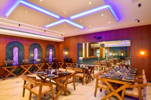 Restaurace v ubytování Hotel Dain Castle, Varkala