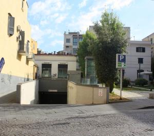 The building in which a panziókat is located