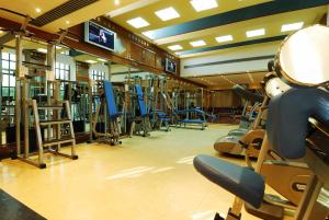 Fitness centrum a/nebo fitness zařízení v ubytování JAZ Pyramids Resort