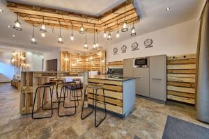 Dapur atau dapur kecil di Appartement Bretterbude