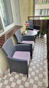 Część wypoczynkowa w obiekcie Apartament Rynek 40m2 Wrocław Stare Miasto