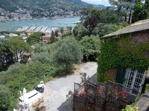 a house with a view of a river at Sunrise in Rapallo