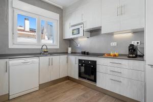 Kuchyň nebo kuchyňský kout v ubytování Edén