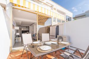 Patio alebo iná vonkajšia časť ubytovania Apartment Meda Chica