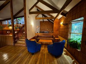 Posezení v ubytování El Pangue Lodge