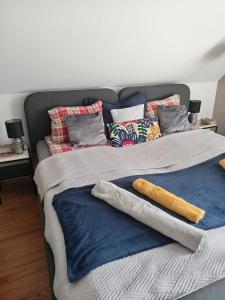 Posteľ alebo postele v izbe v ubytovaní Galeria Villa