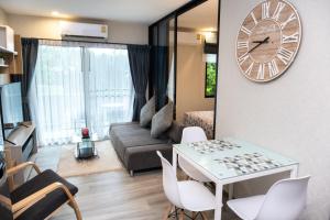 Posezení v ubytování G14 SuperKingSizeBed 1этаж тихая сторона