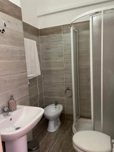 Koupelna v ubytování B&B Via dei mille