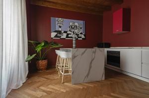 Posedenie v ubytovaní REGO APARTMENTS - Boutique Aparthotel & Serenity Spa with some off-site apartments in the Heart of Bergamo City Center