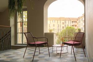 Balkón alebo terasa v ubytovaní REGO APARTMENTS - Boutique Aparthotel & Serenity Spa with some off-site apartments in the Heart of Bergamo City Center