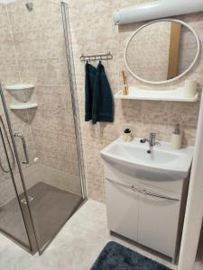 Koupelna v ubytování Apartments Pernink 341