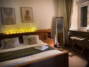 Giường trong phòng chung tại Hotel Ochsen