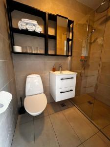 Kupatilo u objektu Hotel Skógá by EJ Hotels
