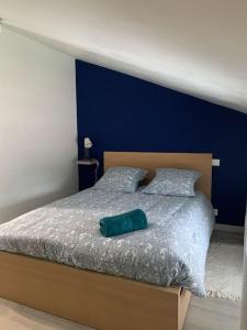 Postel nebo postele na pokoji v ubytování Le Dauphiné