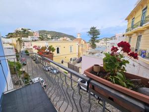 a view of a city from a balcony at Maridea - Marlin in Ponza