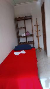 Postel nebo postele na pokoji v ubytování Pousada & Camping Recanto dos Anjos Azuis