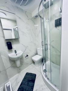 Koupelna v ubytování Studio near London Victoria