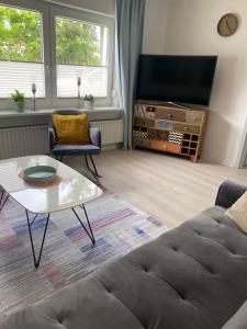 TV a/nebo společenská místnost v ubytování ULMA Residenz Peine