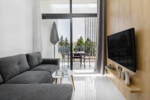 TV a/nebo společenská místnost v ubytování Matej