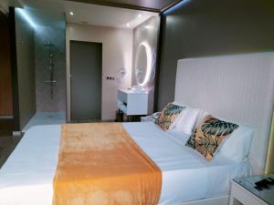 Postel nebo postele na pokoji v ubytování Motel Trebol + 16 fotografií
