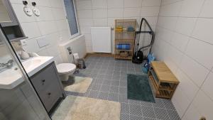 Koupelna v ubytování Ferienwohnung Michelskeller + 6 fotografií