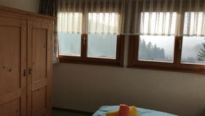 Postel nebo postele na pokoji v ubytování Haus Imgard