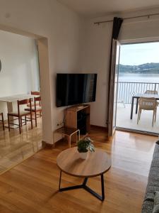 TV a/nebo společenská místnost v ubytování Villa Suzana
