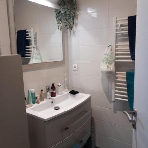 Koupelna v ubytování Chambre tout confort