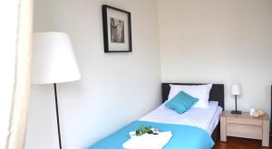 Posteľ alebo postele v izbe v ubytovaní 3D Royal Castle Apartament
