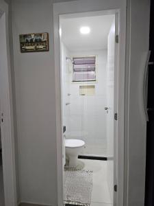 Koupelna v ubytování HollydayAppartment no Centro Rio das Ostras
