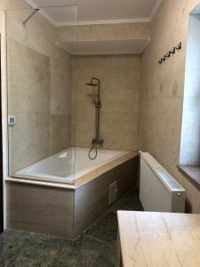 コンスタンツァにあるPAdRe Houseのバスタブとシャワー付きのバスルーム +21枚の写真