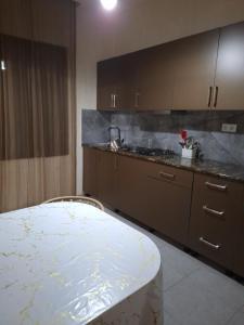 Kuchyň nebo kuchyňský kout v ubytování Guest House Nikola