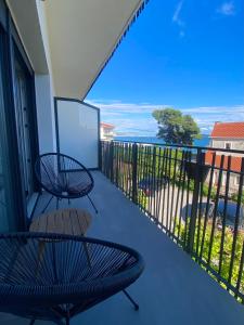 Balkón nebo terasa v ubytování Apartments Bogic