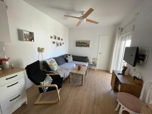 Μια τηλεόραση ή/και κέντρο ψυχαγωγίας στο Apartamento Luna
