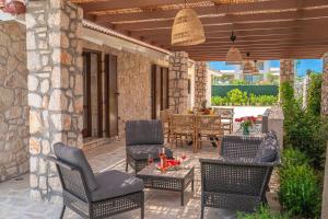 Posezení v ubytování Τheano Villa