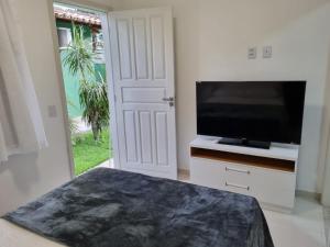 TV a/nebo společenská místnost v ubytování MF Flat