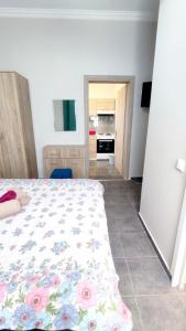 Postel nebo postele na pokoji v ubytování Iordanis