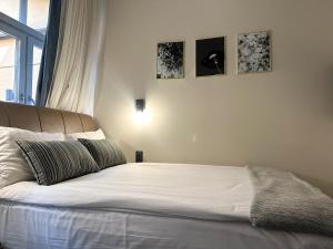 Postel nebo postele na pokoji v ubytování Hotel Hötorget