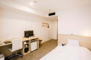 TV a/nebo společenská místnost v ubytování HOTEL　KAMO