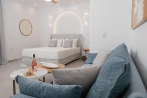 A bed or beds in a room at Agia Anna Living