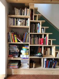 Knihovna v prázdninového domu